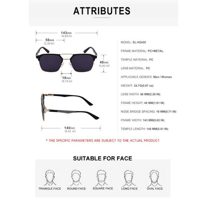 Fashion Eye Cat Full Frame UV400 Sun Protection Outdoor Eyewear Sunglasses