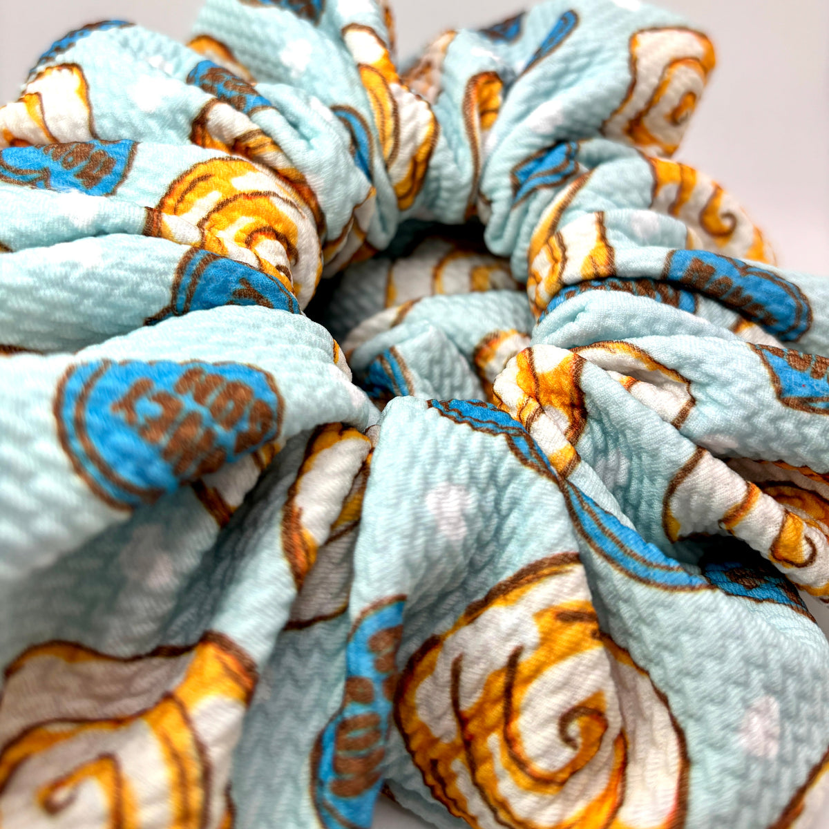 Honey Bun Valentine's Day Ribbed Scrunchie