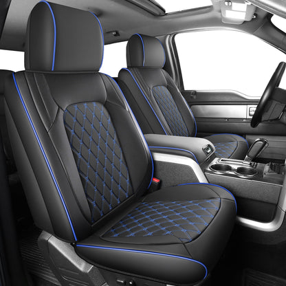 Umbrauto Truck Seat Cover Fit for Silverado and Sierra,Blue