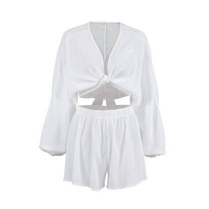 Cozy Relaxed Fit Women's Pajama Set with Skin-Friendly Breathable Fabric