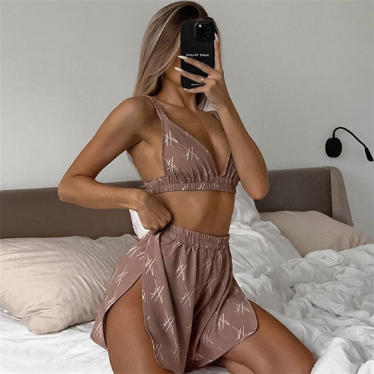 Cozy Camisole and Shorts Lounge Set