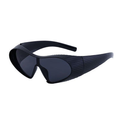 Men's Fashion Sports One Piece Alien Sunglasses