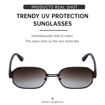Unisex UV400 Fashion Full Square Frame Outdoor Sun Protection Eyewear Sunglasses