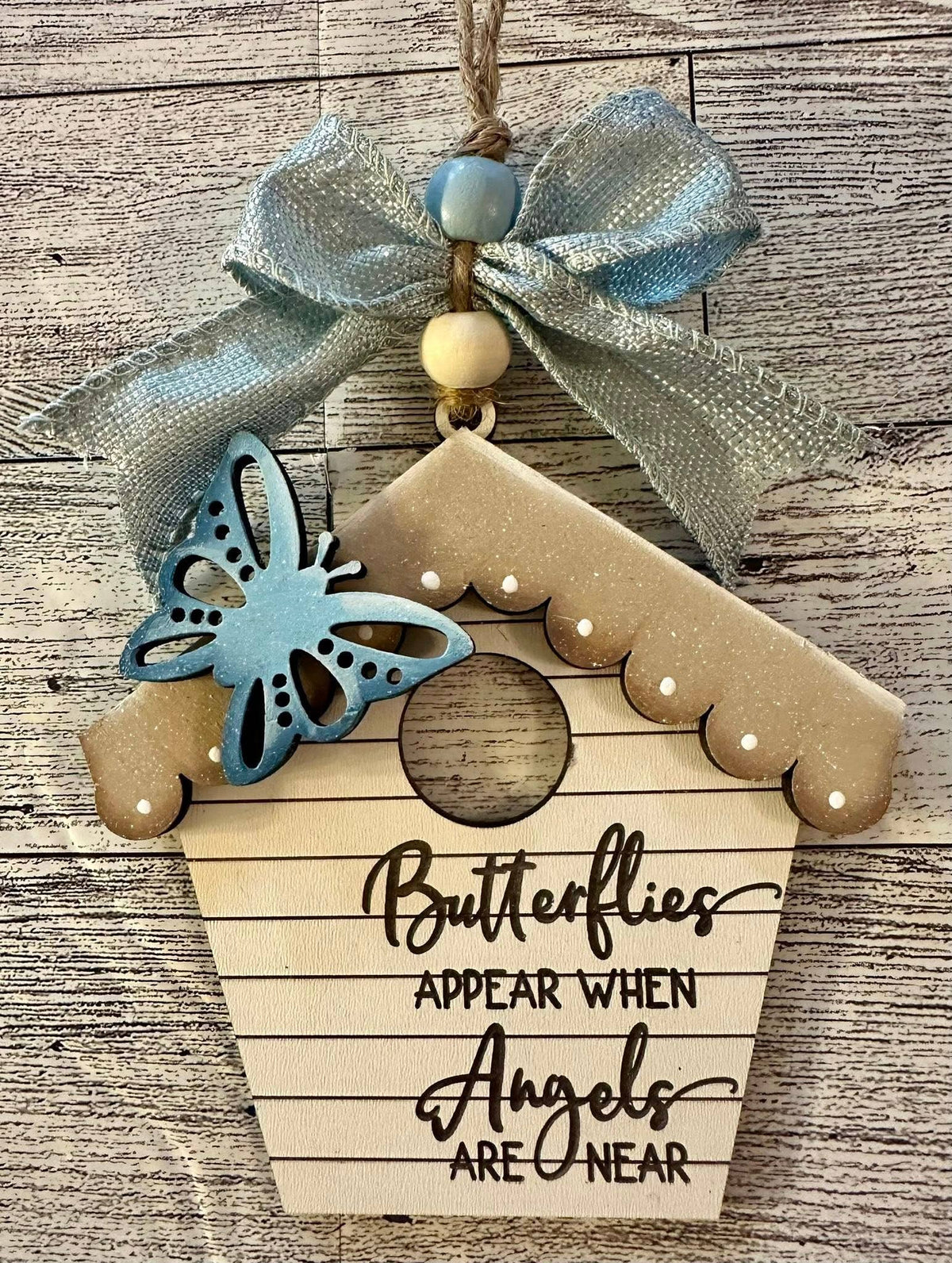 Butterfly House Memorial Ornament