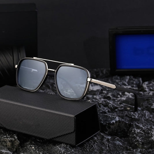 Fashion Square Full Frame UV400 UV Protection Outdoor Eyewear Sunglasses