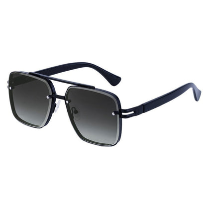 Fashionable Men's Double Beam Square Frame Sunglasses