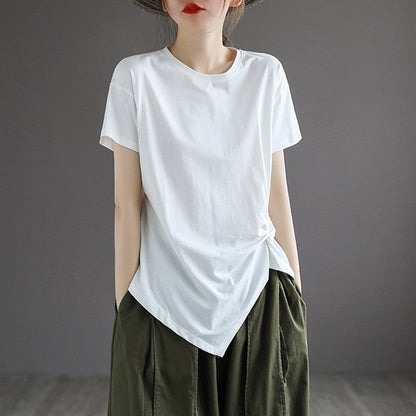 Wrinkle-Free Plus Size Short Sleeve T-Shirt