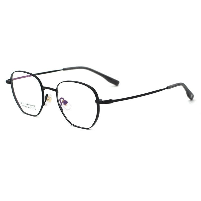 Fashion Lightweight Semi-Titanium Square Optical Glasses