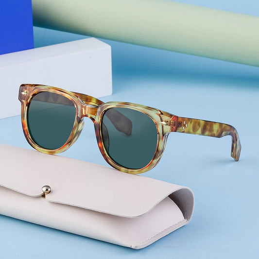 Stylish Round Frame Sunglasses For Men Outdoors