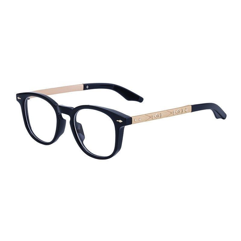 Men's Retro Fashion Round Frame Glasses