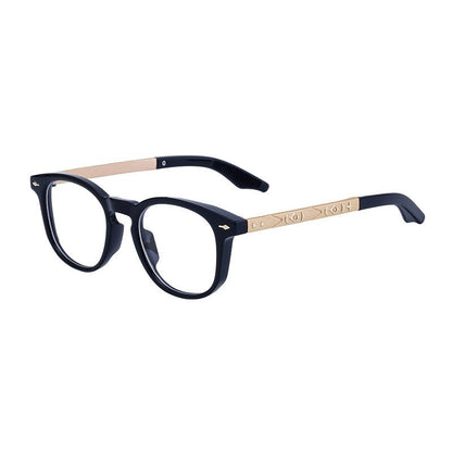 Men's Retro Fashion Round Frame Glasses