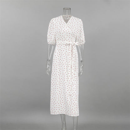 Five-Point Bubble Sleeve Lace-Up Floral Sleep Dress

Suggested Optimization:
Floral Lace-Up Sleep Dress with Bubble Sleeves