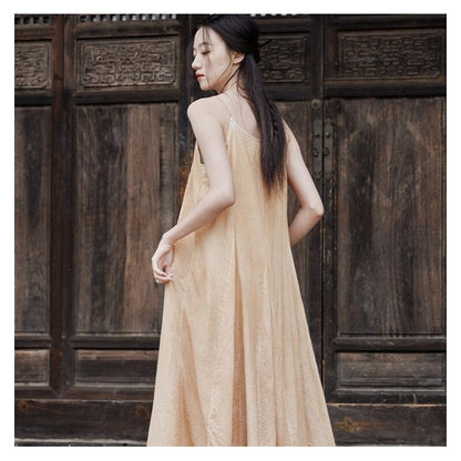 Solid Color A-Line Spaghetti Strap Dress

Would you like any more help with this title?