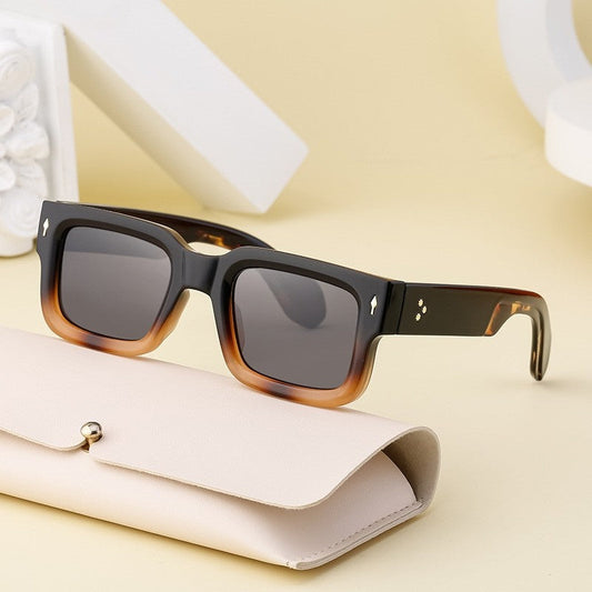 Men's Fashion Polarized Square Frame Sunglasses