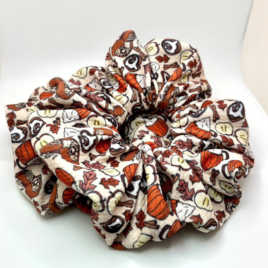 Cinnamon Spice Fall Bullet Scrunchie