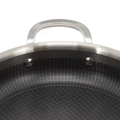 Better Chef 9-Inch 3-Ply Stainless Steel Nonstick Deep Fry Pan with Lid