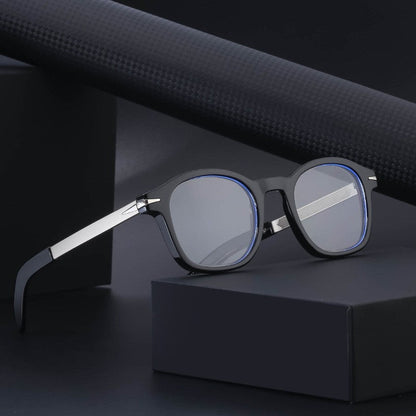 Men's Retro Style Blue Light Blocking Sunglasses