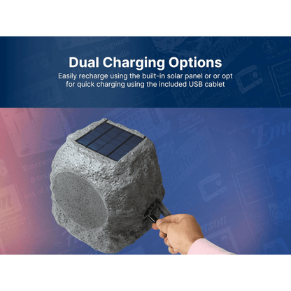 Emerson Rock Party Solar Bluetooth Speaker