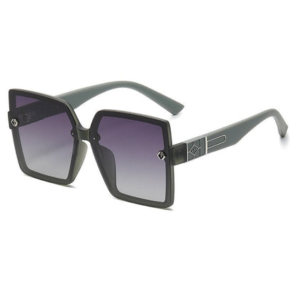 Fashion Large Square Frame Outdoor Sun Protection Polarized Sunglasses