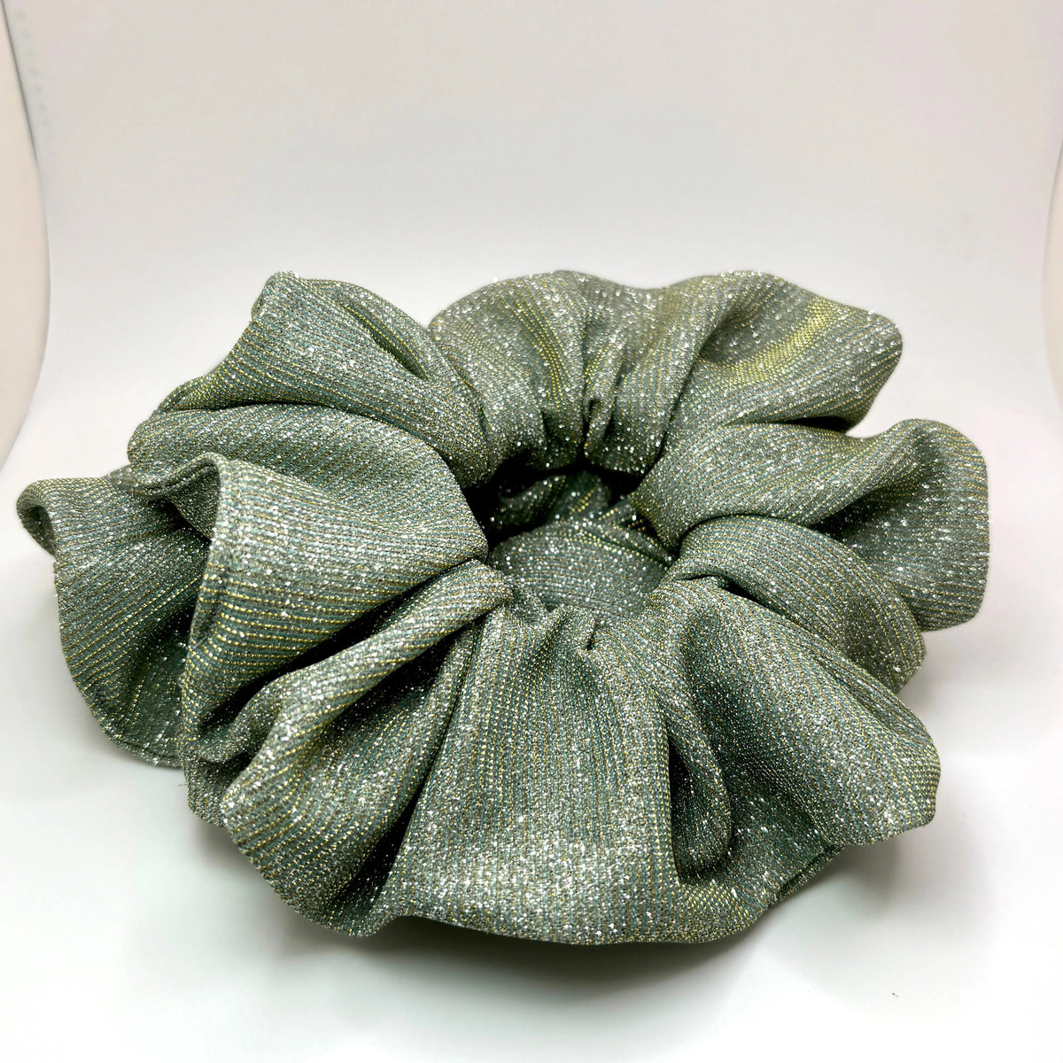Jade Sparkle Scrunchie
