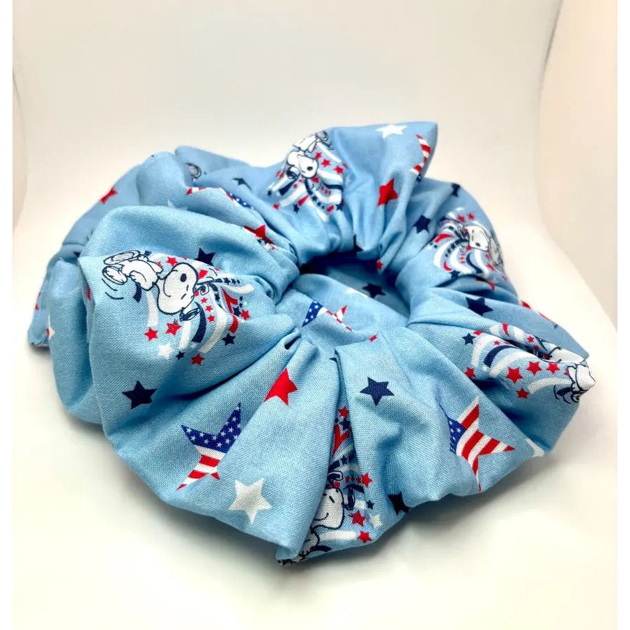 Snoopy Patriotic Scrunchie