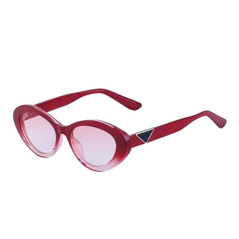Fashion Cat Eye Women's Trendy Personality Small Frame Sunglasses