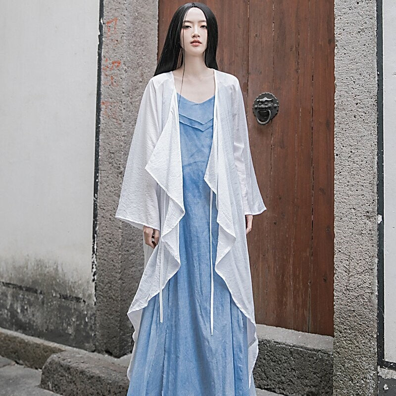 Elegant Zen Cardigan in Unique Solid Color