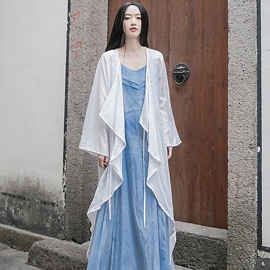 Elegant Zen Cardigan in Unique Solid Color