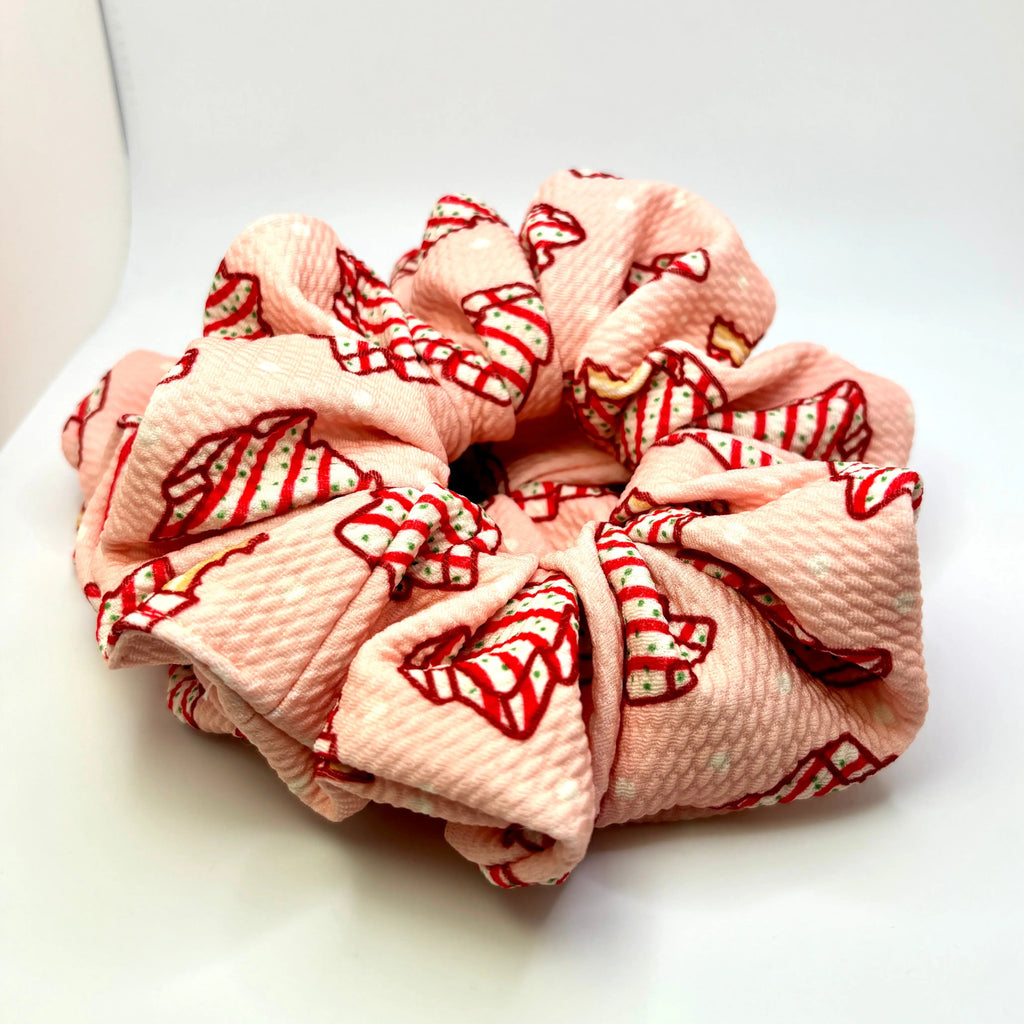 Coral Tree Cakes Christmas Bullet Scrunchie