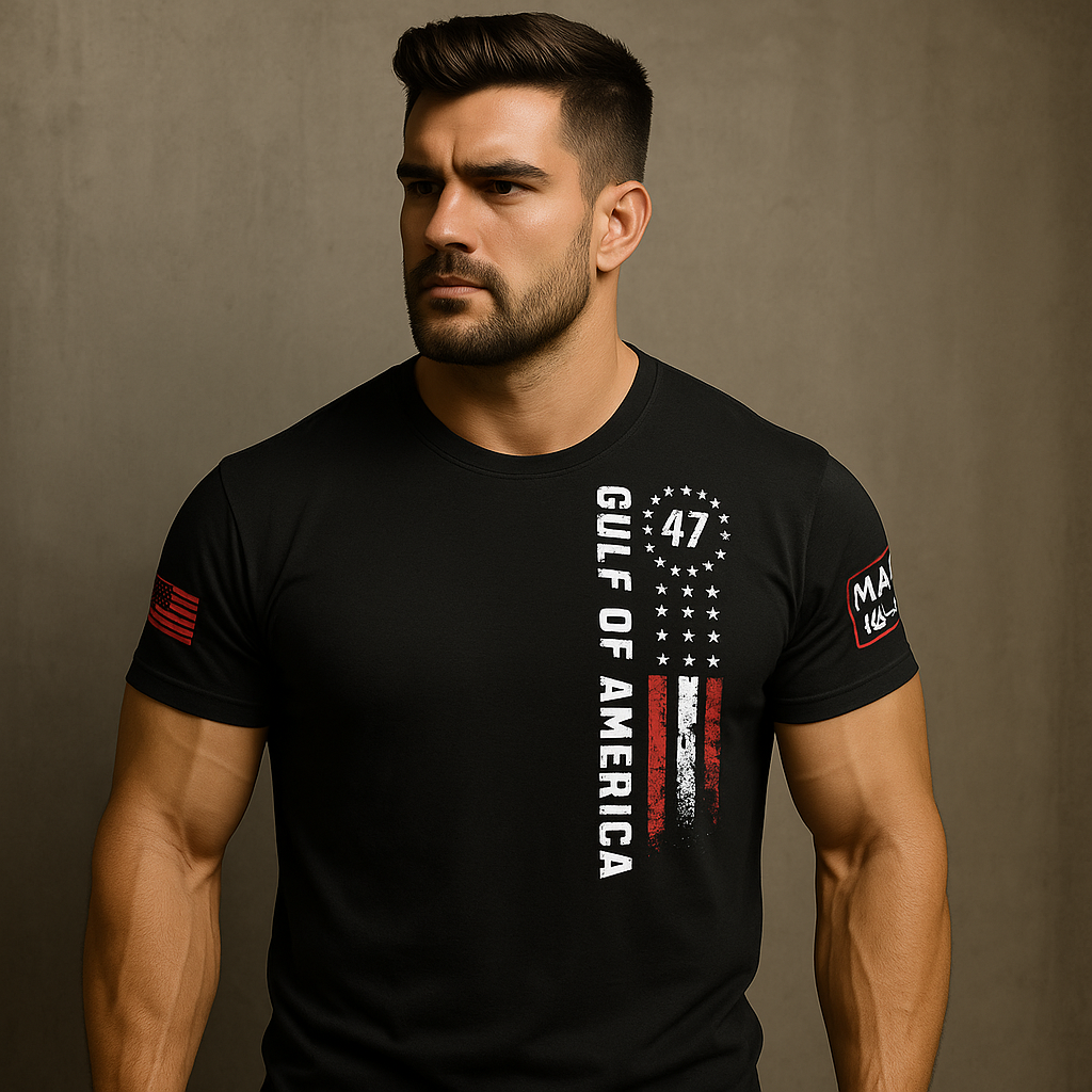 Gulf of AMERICA w/ Flag T-Shirt