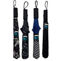 4-Pack Weather Zone 39" Folding Umbrella with Push Open Button in Assorted Prints