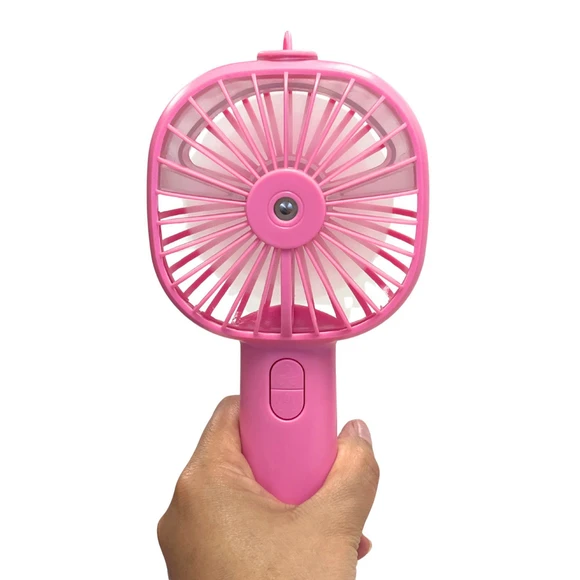 Misting Fan Portable Rechargeable Handheld Cooling Fan USB Powered with Mist Spray Function