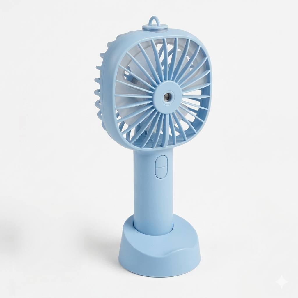 Misting Fan Portable Rechargeable Handheld Cooling Fan USB Powered with Mist Spray Function