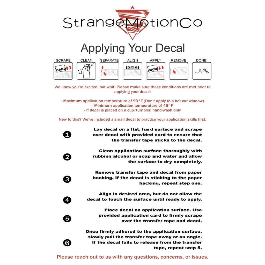 Mountain Sunset Vinyl Decal | 303