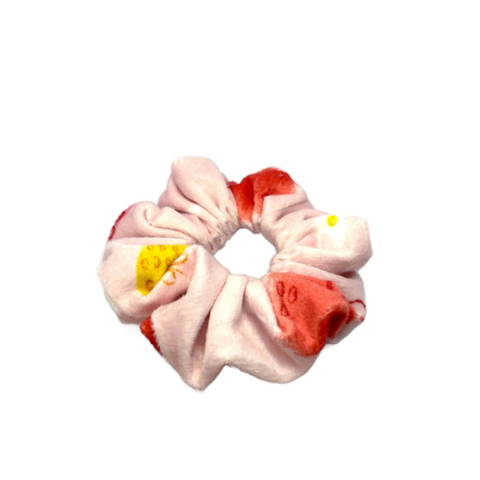 Mini Pink Fruit Minky Scrunchie
