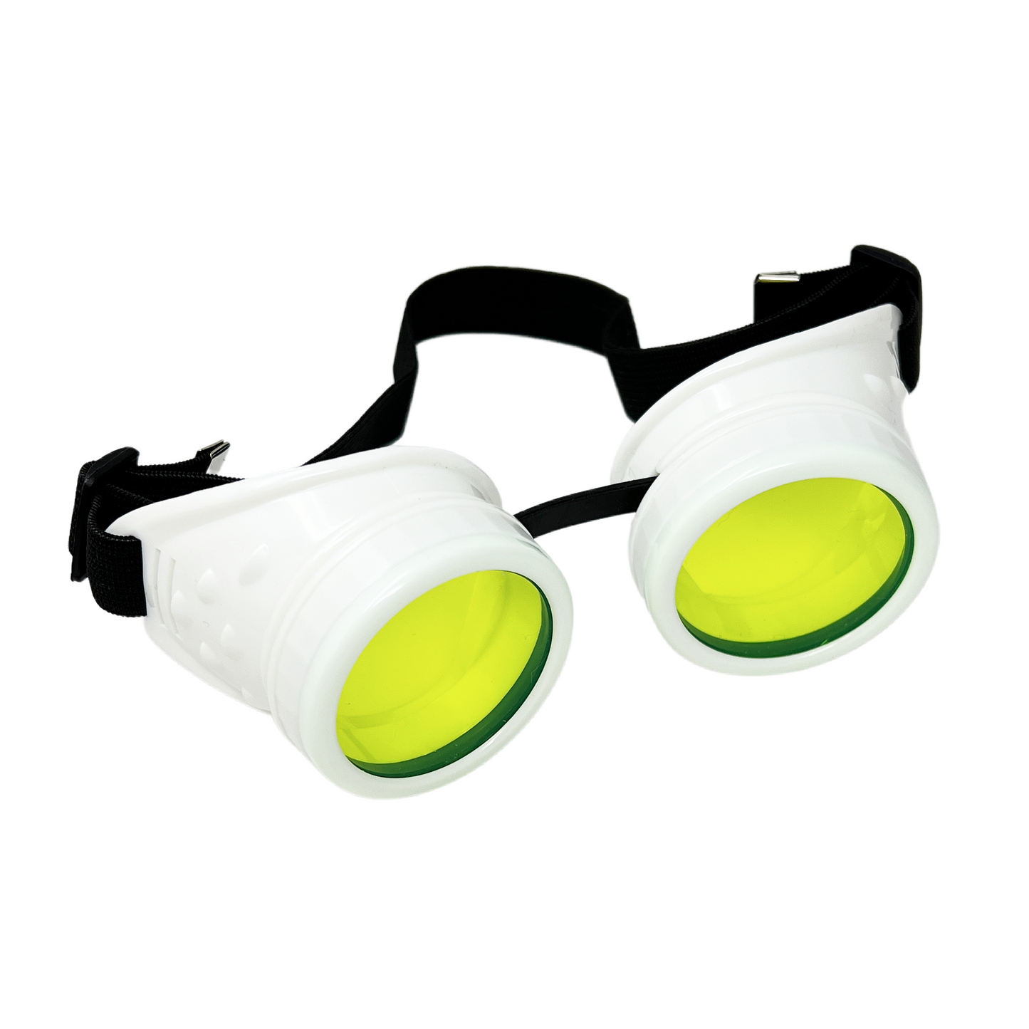 Hyper Vision Rave Goggles – Festival Goggles -UV Glow activated neon pink, blue, green, orange lenses