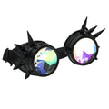 Spiked Rave Goggles – Festival Kaleidoscope Eyewear