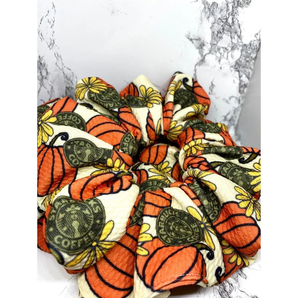 Pumpkin Starbucks Bullet Scrunchie