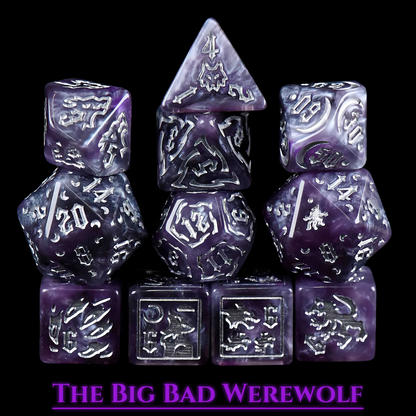 Big Bad Werewolf Dice Set