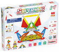 Tinamiri Supermag - Multicolor 60 - Magnetic Building Set, Educational construction fun, 60 piece set, Magnet Toys, 0652