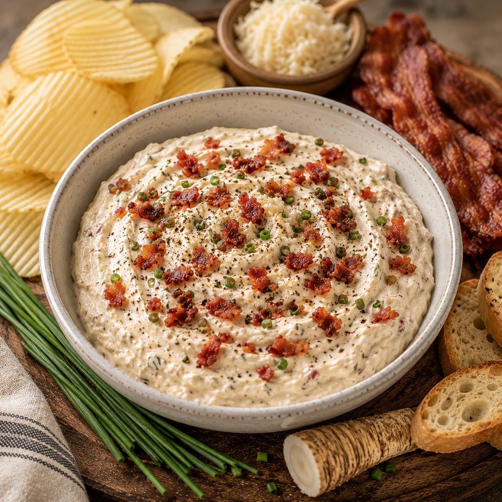 Bacon Horseradish Dry Dip Mix | Smoky Gourmet Dip Mix | Wisconsin 26 Mercantile