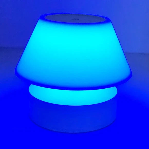 Small Bedside Touch Table Lamp 3.75" Multi Color LED Night Light Touch Control Portable Bedroom Desk Lamp