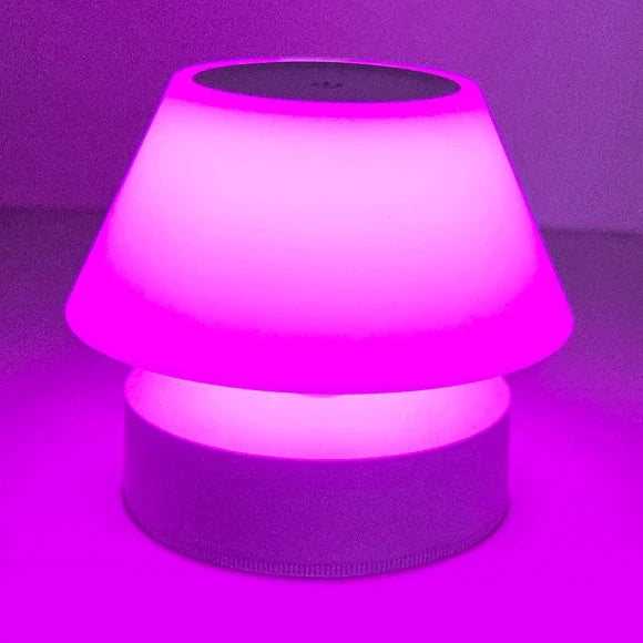 Small Bedside Touch Table Lamp 3.75" Multi Color LED Night Light Touch Control Portable Bedroom Desk Lamp