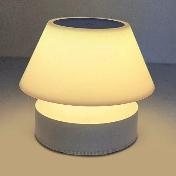 Small Bedside Touch Table Lamp 3.75" Multi Color LED Night Light Touch Control Portable Bedroom Desk Lamp