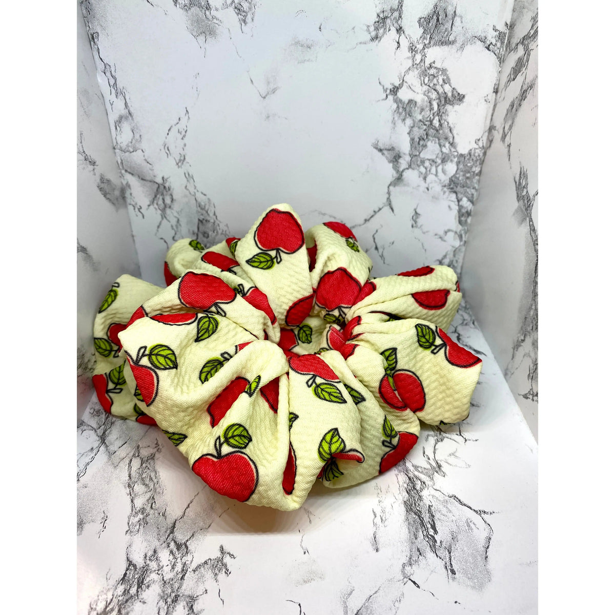 Yellow Apple Bullet Scrunchie