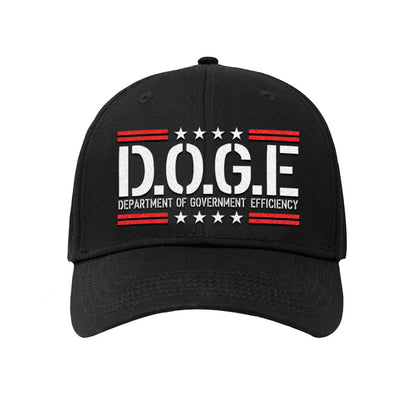 CLASSIC - D.O.G.E Black w/Red Hat