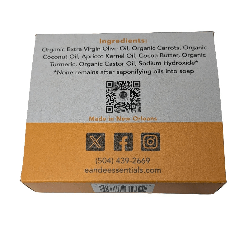 Carrot & Turmeric Bar Soap