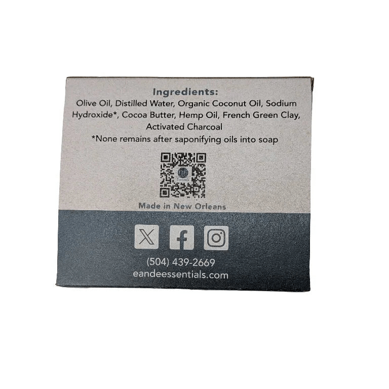 Charcoal & Sea Clay Bar Soap