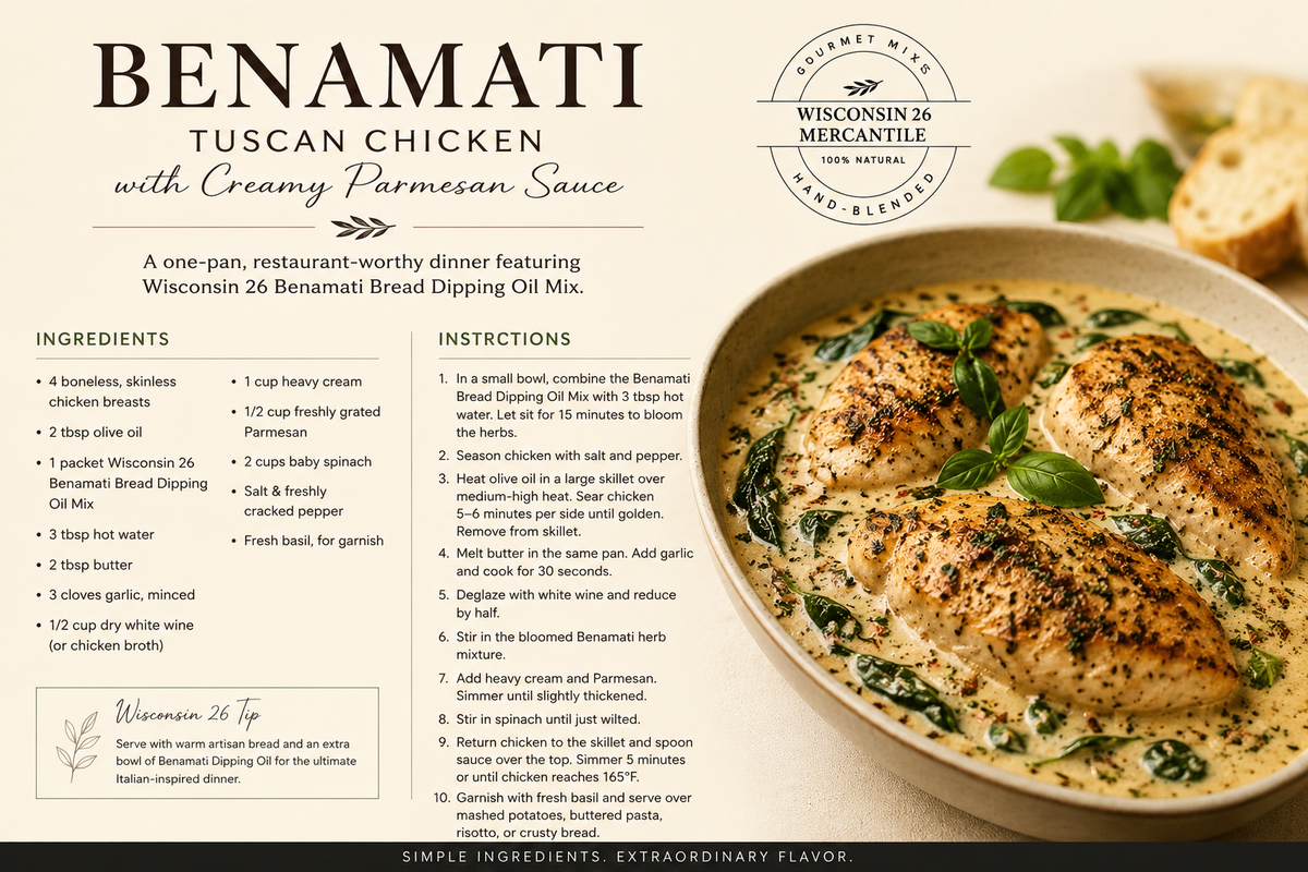Benamati Blend Seasoning Dip Mix & Oil Blend