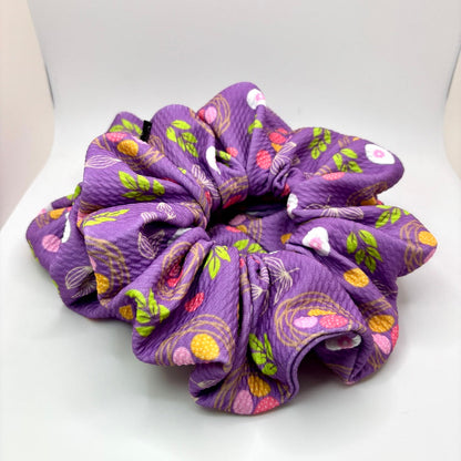 Purple Easter Egg Bullet Scrunchie
